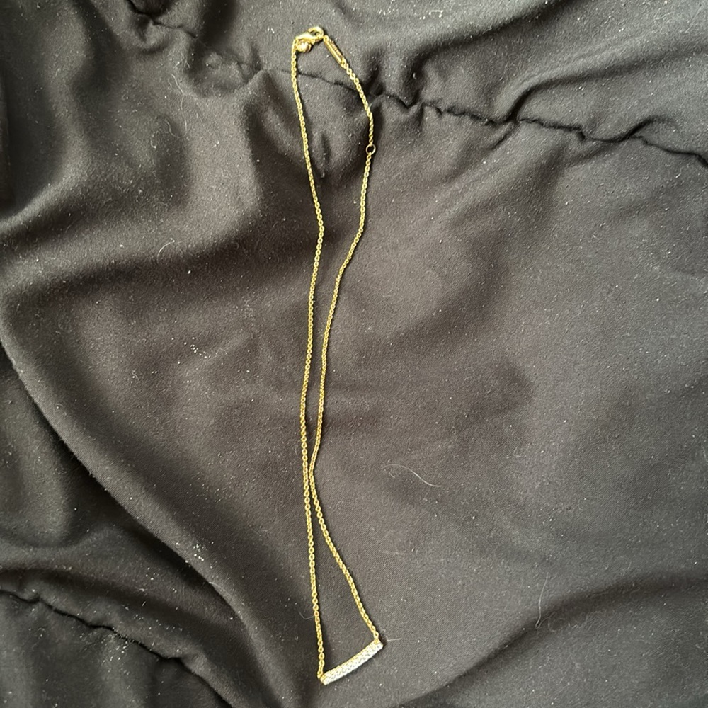 Pandora Gold Necklace with CZ Detail